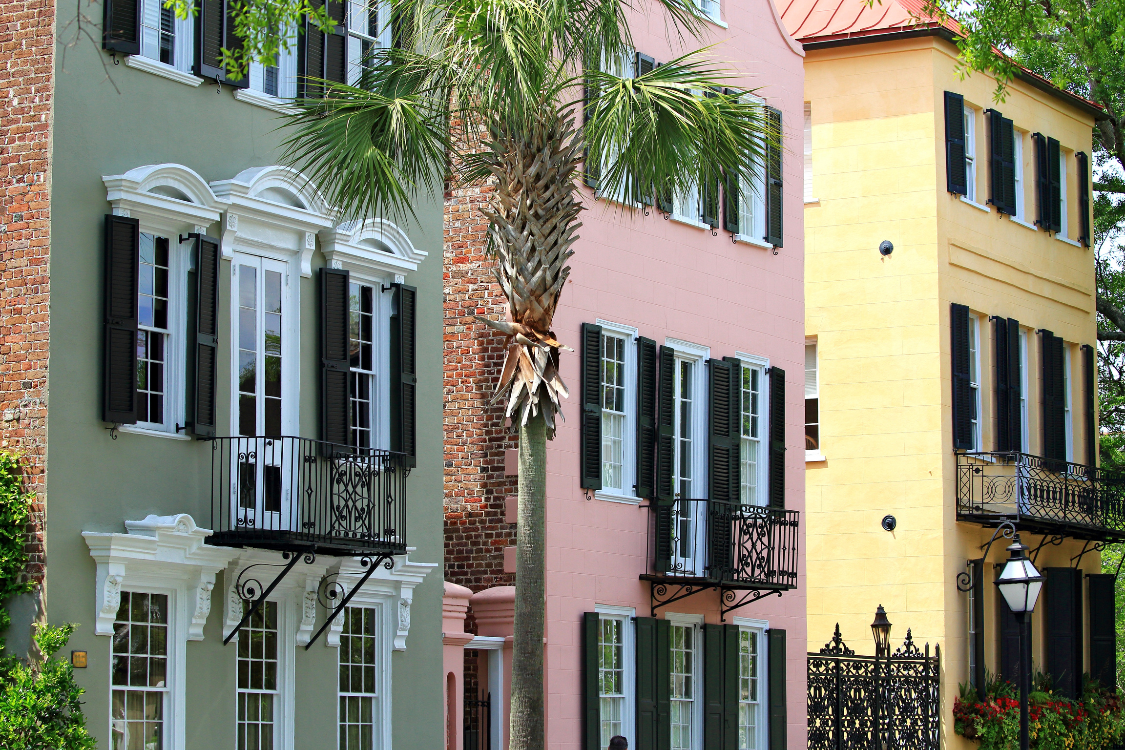 color full buildings Charleston