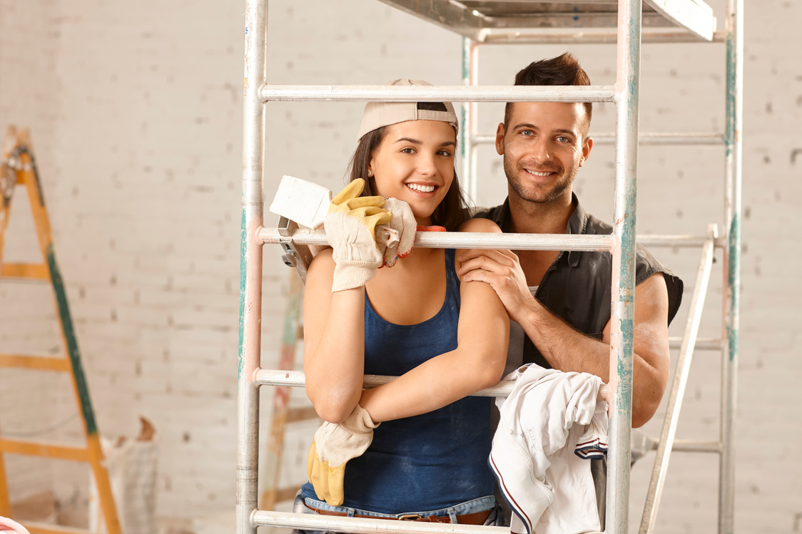 Couple Renovating Home