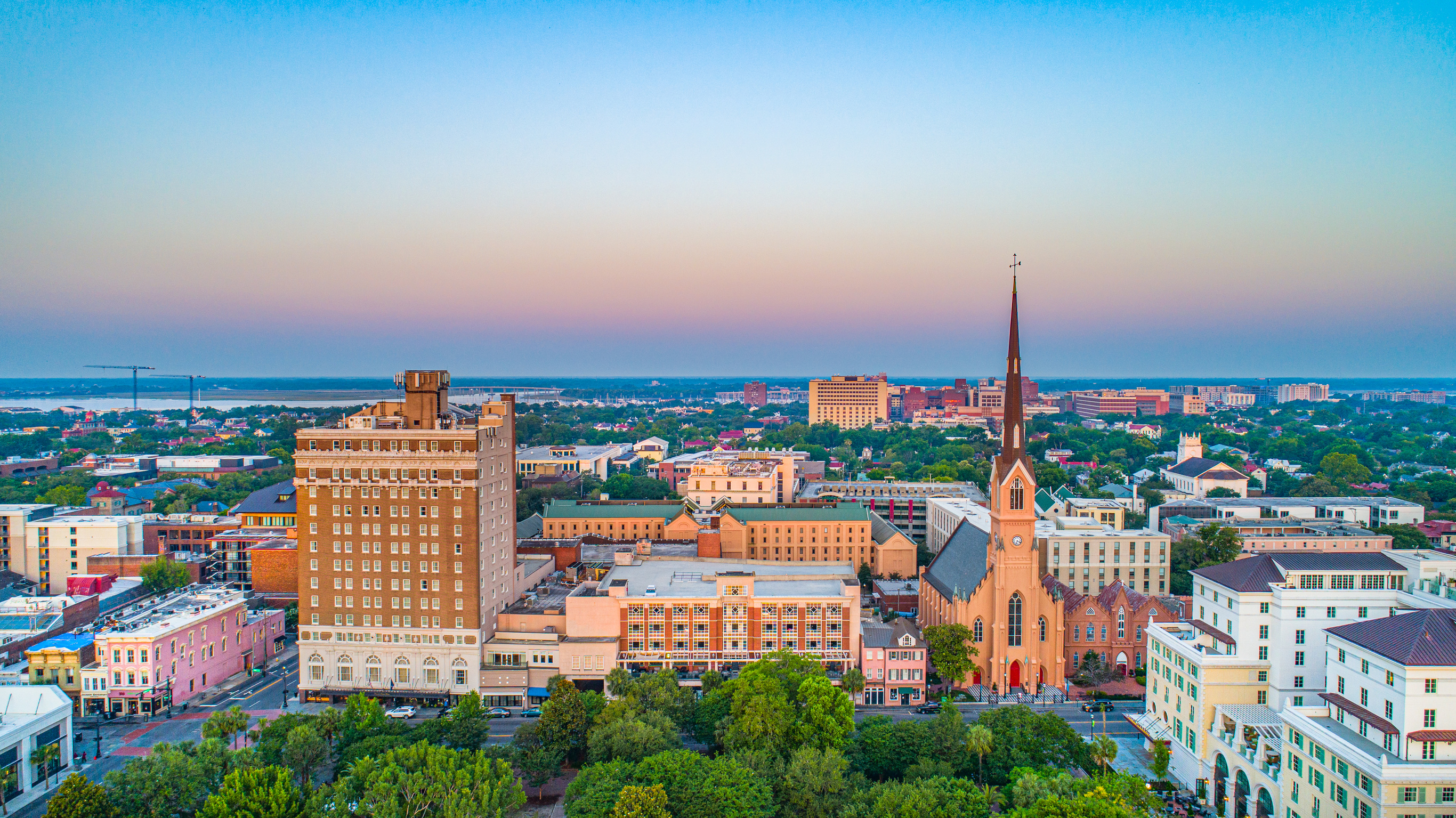 Charleston South Carolina SC Aerial